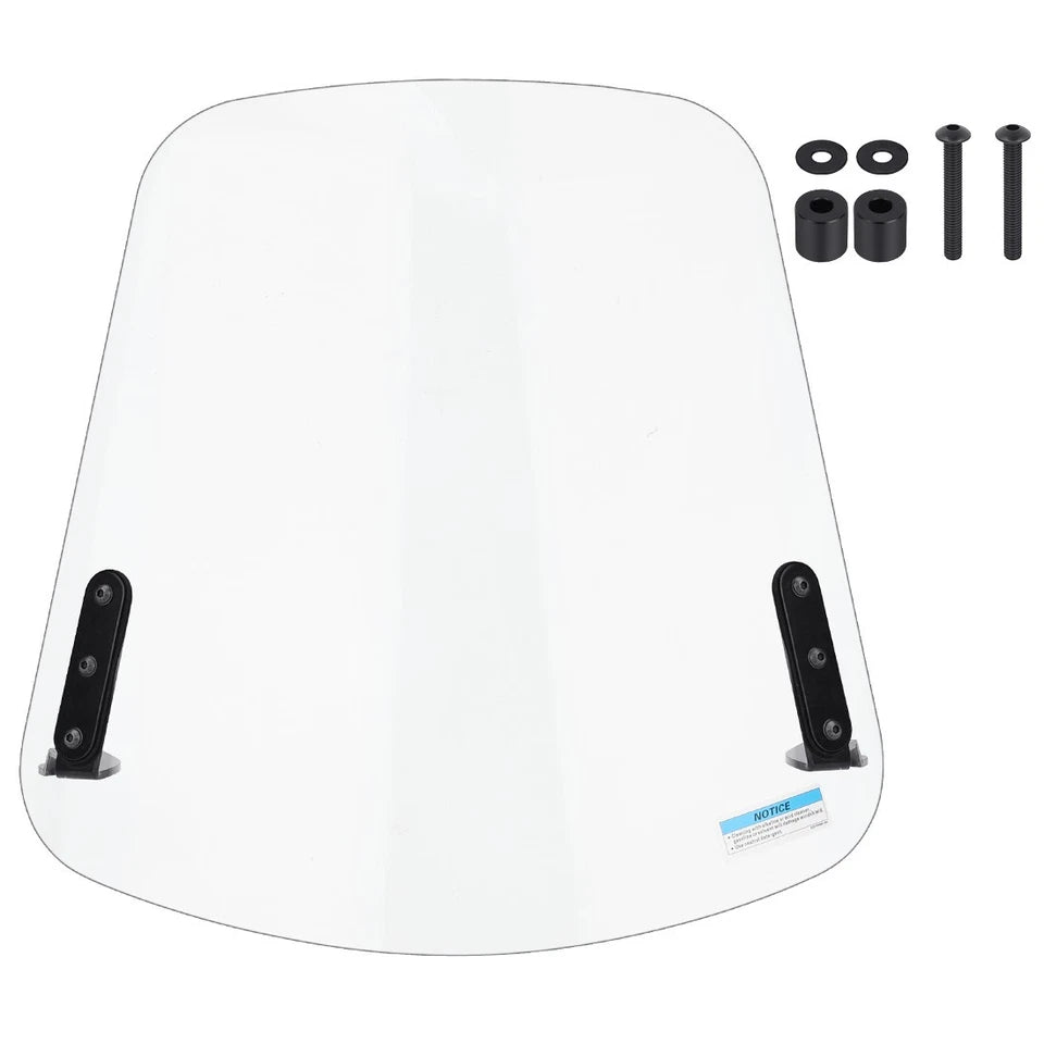 Scooter Windshield & Hardware For Yamaha Zuma 125 YW125 2009-2021 ABA-32S06-00-00