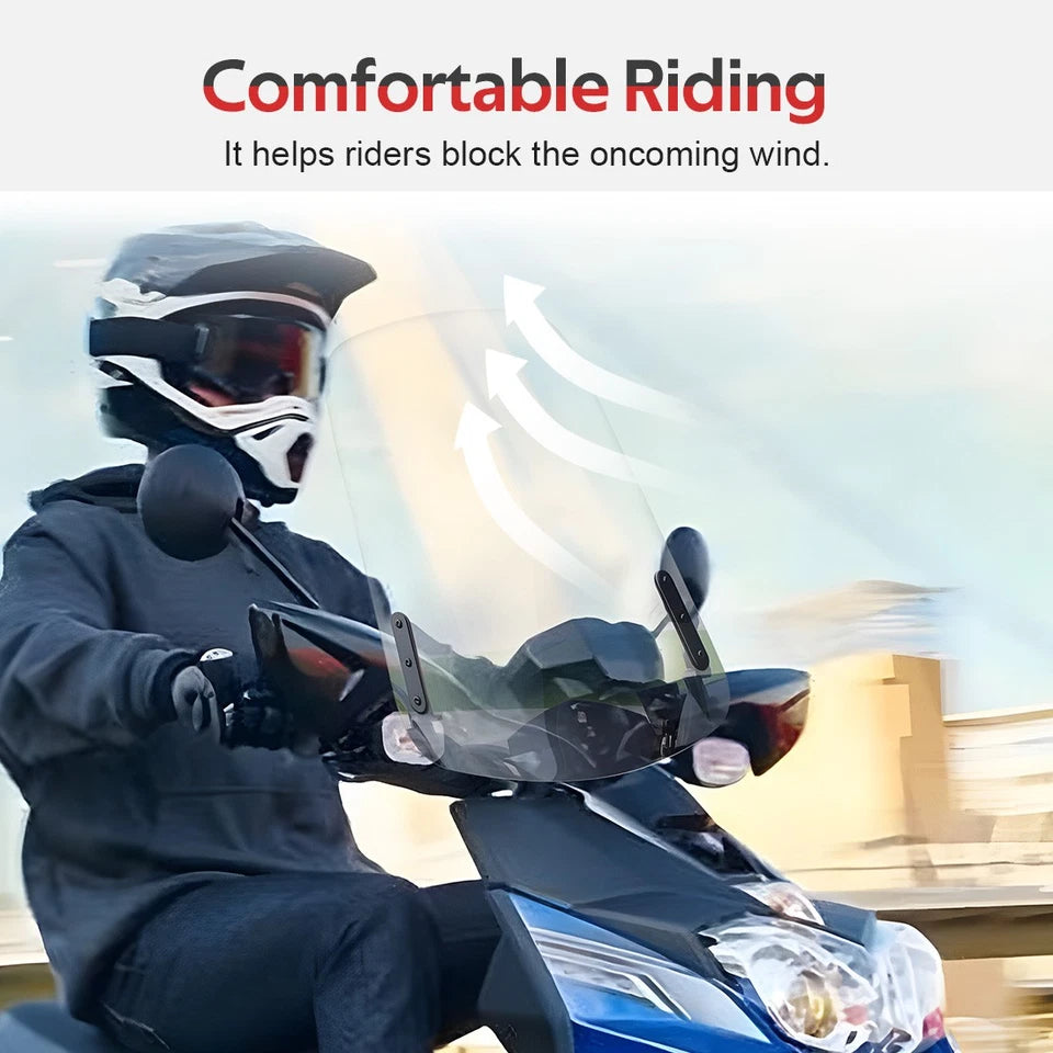 Scooter Windshield & Hardware For Yamaha Zuma 125 YW125 2009-2021 ABA-32S06-00-00