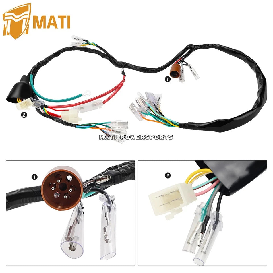 Brand New Wiring Harness For Honda SL350 1971-1972 32100-340-000