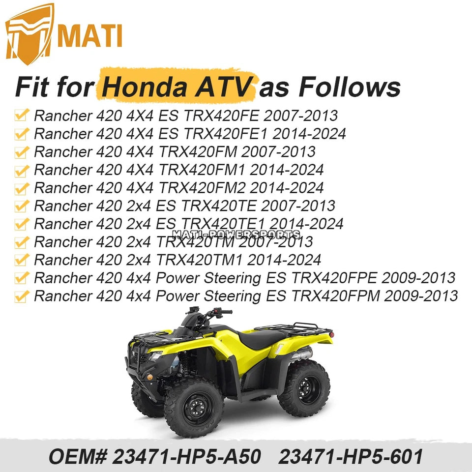 33T Countershaft Fourth Gear For Honda Rancher 420 4X4 ES TRX420FE/FM/TM/TE 2007-2013 23471-HP5-A50