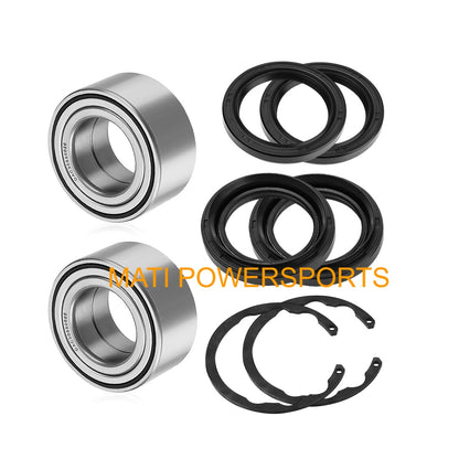 Front Wheel Bearings & Seals Kit For Kawasaki Bayou Prairie 300 400 KLF300 KLF400 KVF300 KVF400 2X4 4x4