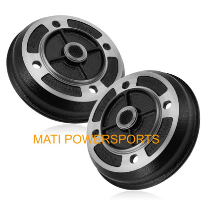 2PCS Rear Wheel Brake Drum Hub For Kawasaki KAF540 KAF620 KAF950 1990-2001 41038-1226