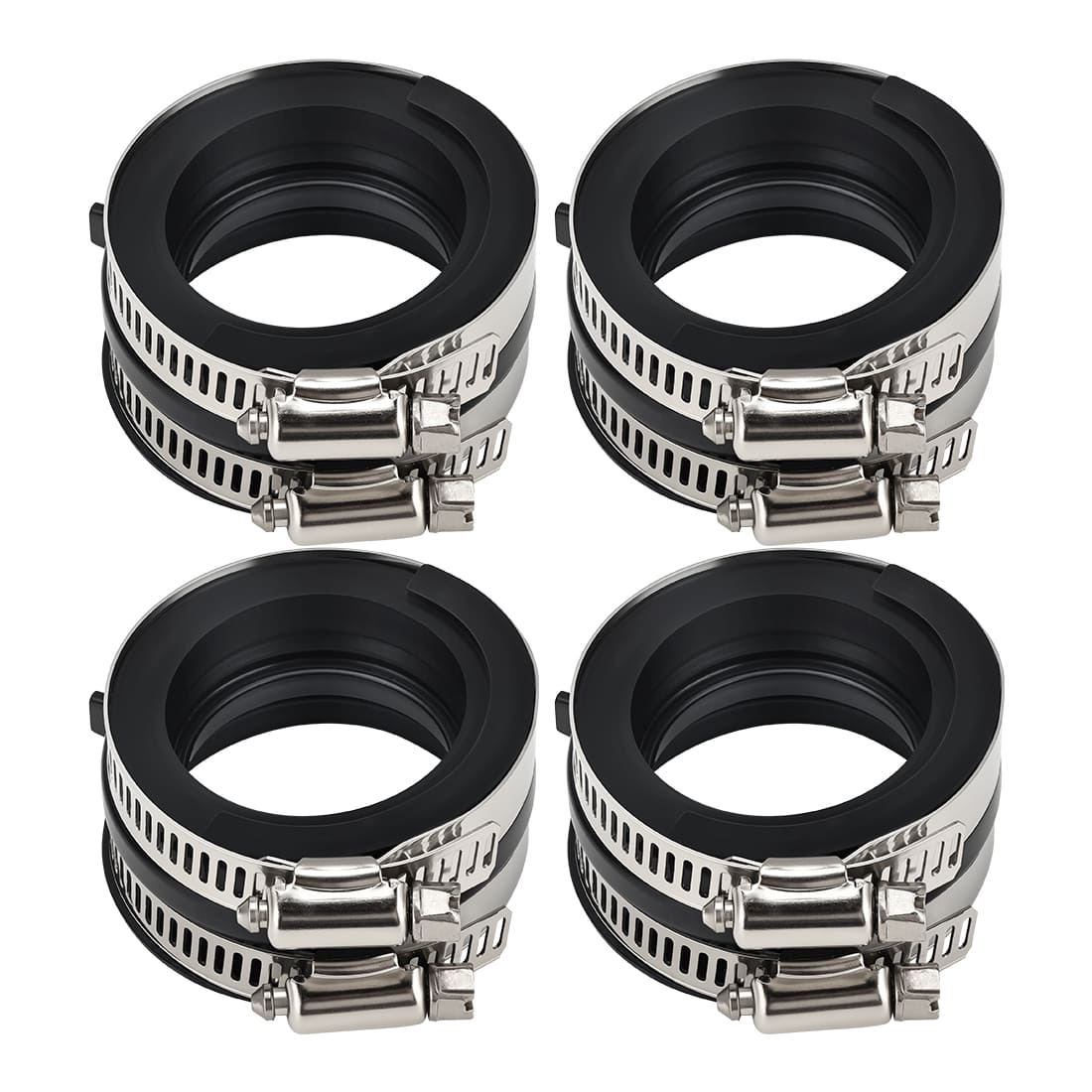 4Pcs Carburetor intake Manifold Pipe For Honda Interceptor 750 VFR750F 1990-1993 16211-MT4-000