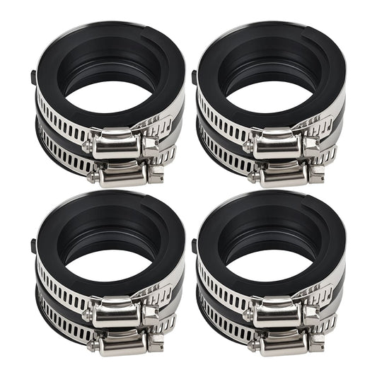 4Pcs Carburetor intake Manifold Pipe For Honda Interceptor 750 VFR750F 1990-1993 16211-MT4-000