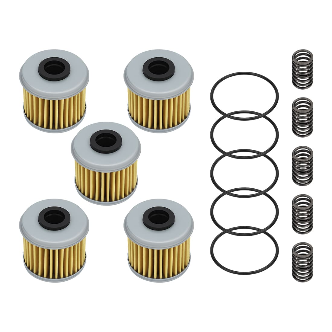 5PCS Oil Filter With O-Ring Spring For Honda CRF150R CRF250 CRF450 TRX450R/ER 2002-2024 15412-MEN-671