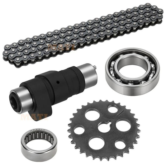 Camshaft & Cam Chain Gear Bearing Kit For Yamaha Moto-4 Wolverine Warrior Big Bear 350 YFM350 YFM350X