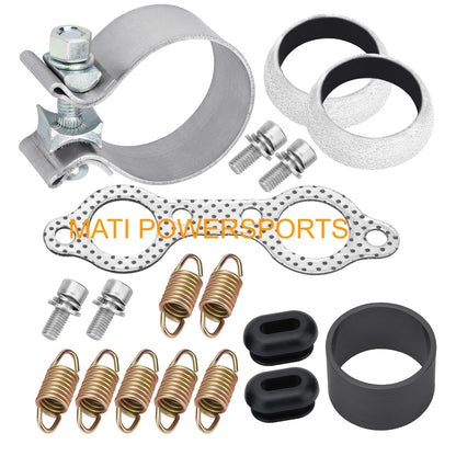 Exhaust Manifold Spring Gasket Rebuild Kit for Polaris RZR 800 RZR S 800 RZR 800 4 5811511 7081382