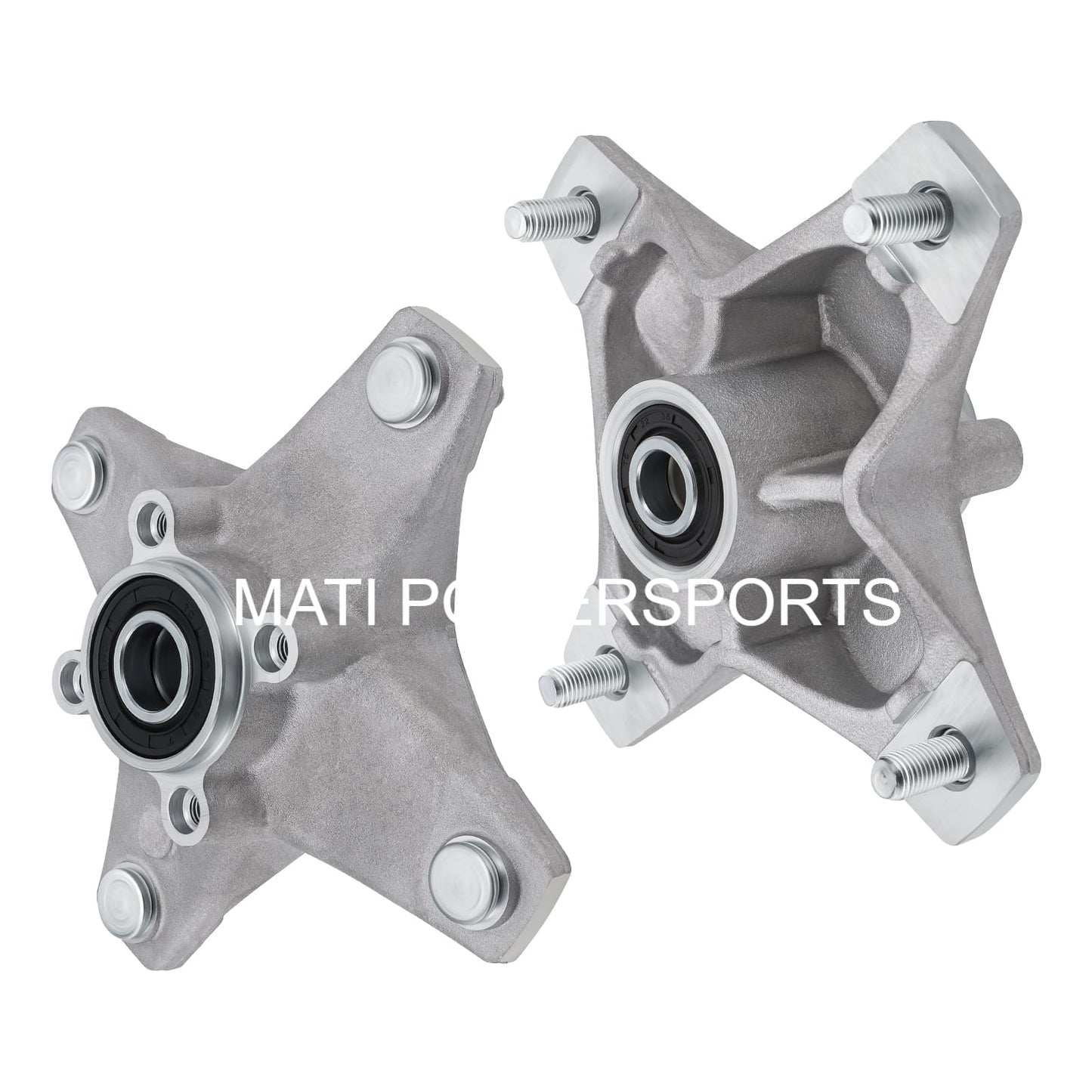 Lot de 2 goujons de moyeu de roue avant gauche et droite, ensemble de roulements d'étanchéité pour Yamaha YFZ450 Raptor 700 660 2001-2024 1S3-25111-00-00