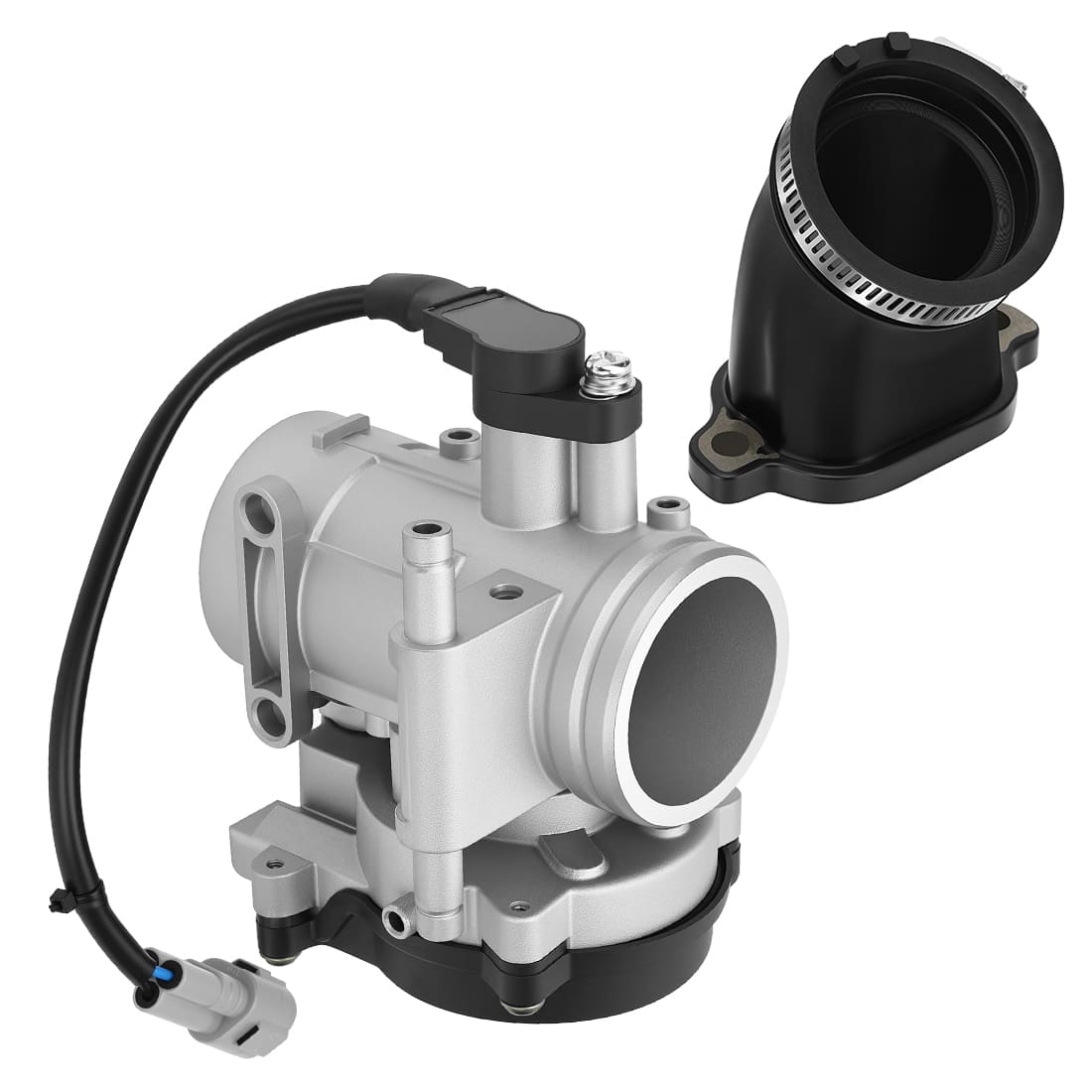 Throttle Body & Intake Manifold Adapter Boot For Polaris Ranger 700 6x6 Crew XP 2006-2009 2203925