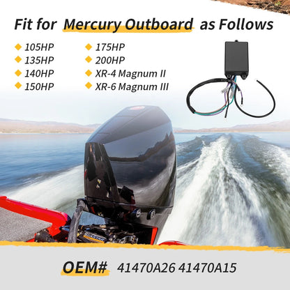 For Mercury 105HP 135HP 140HP 150HP 175HP 200HP XR-4 XR-6 Magnum II 41470A26 Oil Warning Module