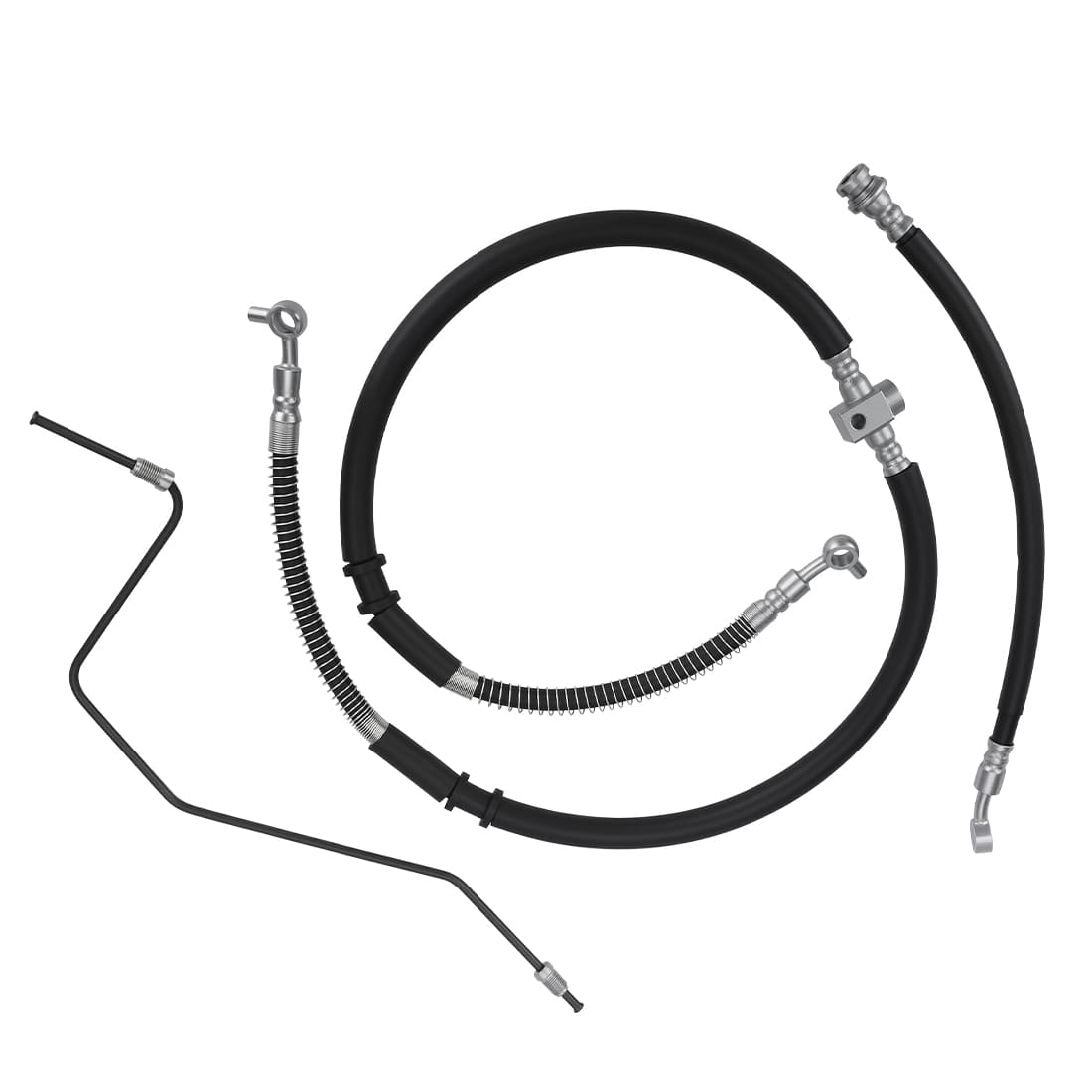 Front Brake Hose Line & Pipe Kit For Yamaha Raptor YFM700R YFM700 2006-2024 1PE-F5872-00-00