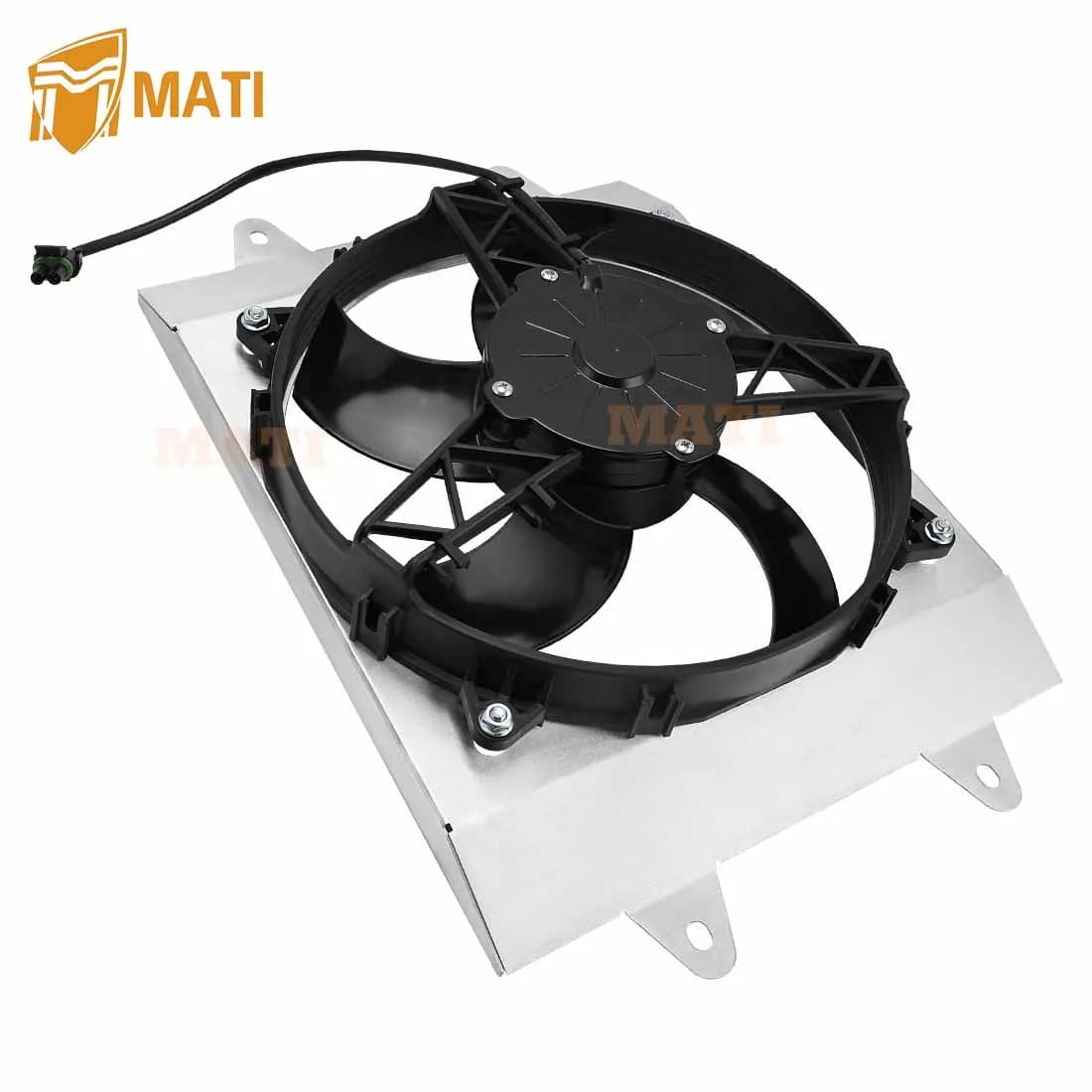 Radiator Cooling Fan Assy With Shroud for Polaris Ranger 700 800 900-Diesel 2011-2014 2410366 2410863