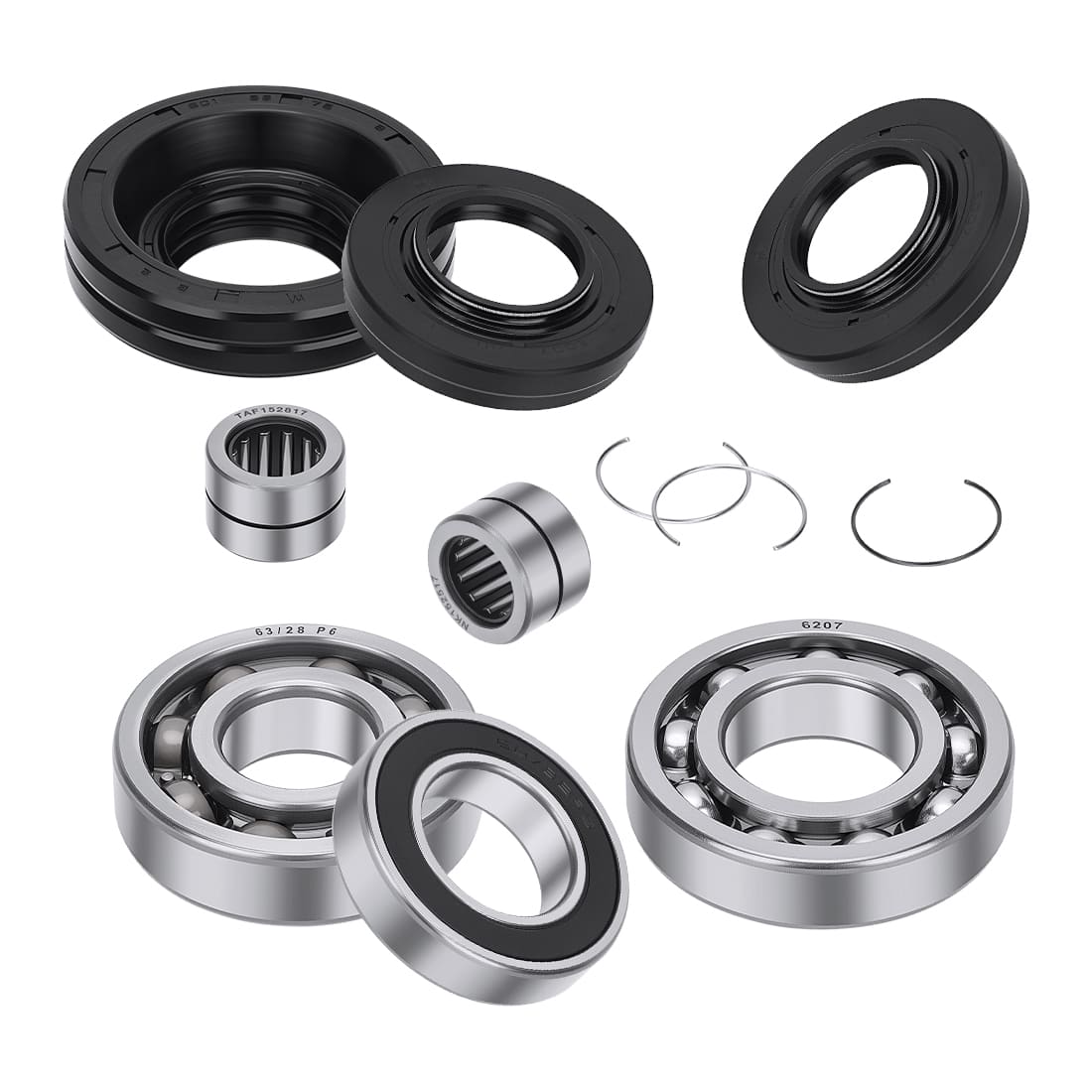 Rear Differential Bearing Seal Kit For Honda Rancher 420 Rubicon 500 520 2015-2024