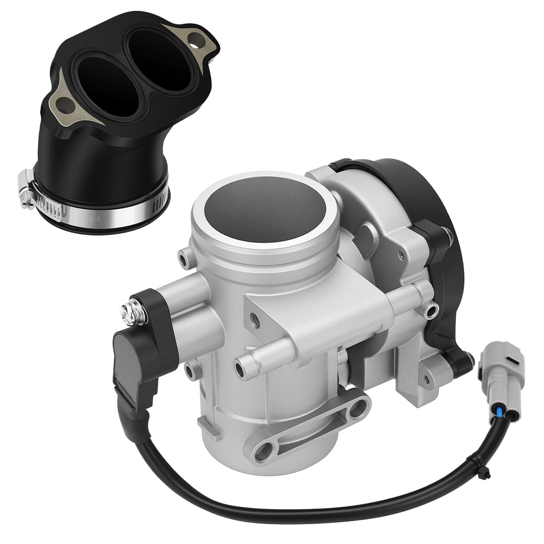 Throttle Body & Intake Manifold Adapter Boot For Polaris Ranger 700 6x6 Crew XP 2006-2009 2203925