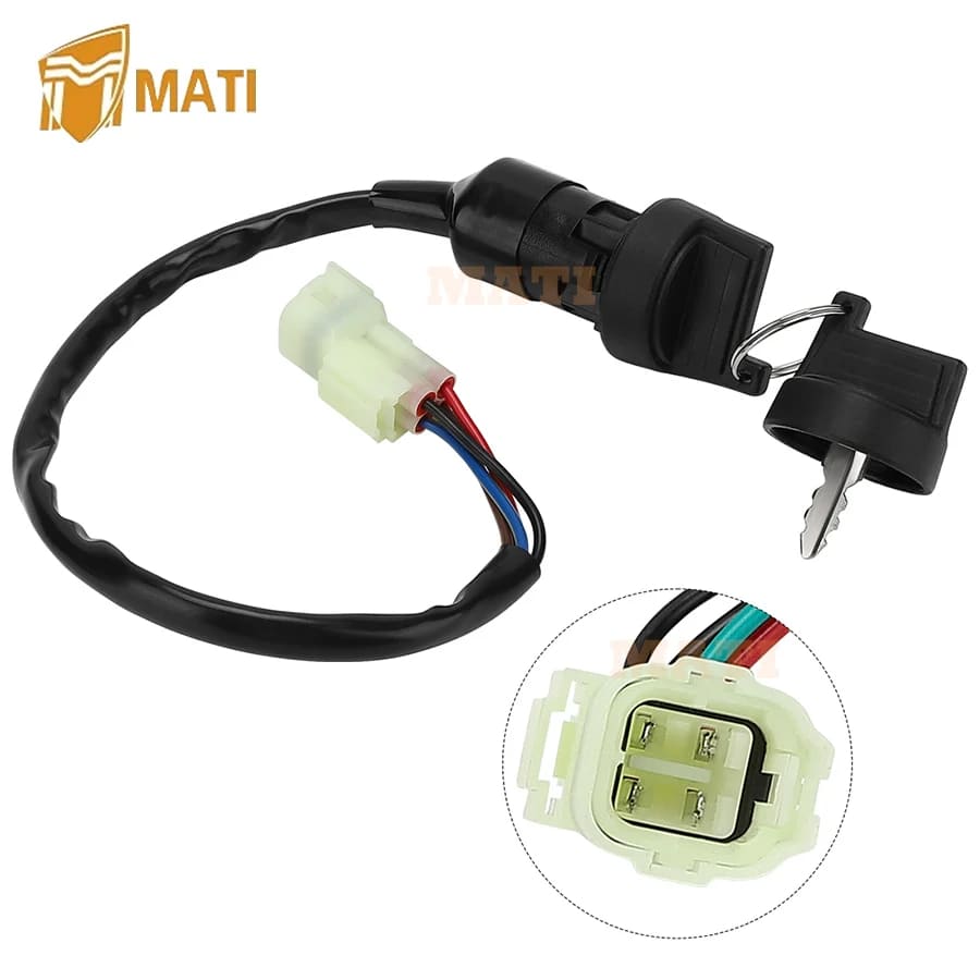 M MATI Ignition Key Switch for Can Am DS 70 DS70 2008-2023 DS 90 DS90 2008-2023 OEM: V35100DGF010LL