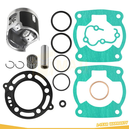 52.5mm Piston & Piston Ring Kit & Engine Gasket Set For Kawasaki KX100 14-21 KX112 22-24 13001-0759