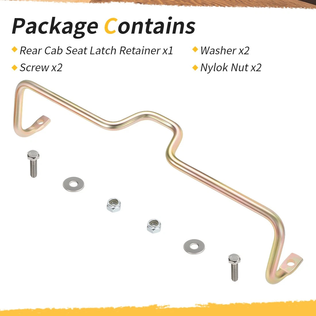 Rear Cab Seat Latch Retainer Assembly For Polaris Sportsman 400 450 500 700 800 Hawkeye 400 2007-2014 5250745
