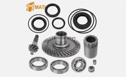 Rear Differential Ring Pinion Gear Plus Kit for Honda FourTrax 300 TRX300 TRX300FW 1988-2000