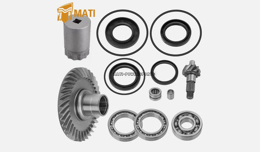 Rear Differential Ring Pinion Gear Plus Kit for Honda FourTrax 300 TRX300 TRX300FW 1988-2000