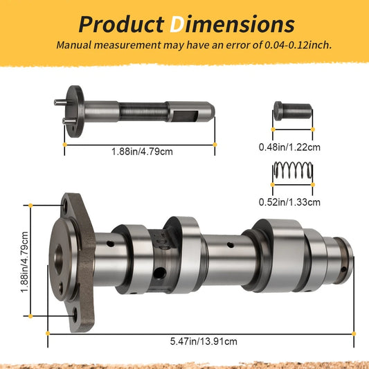 5KM-12170-00-00 Camshaft Kit For Yamaha Grizzly Raptor Rhino 660 YFM660F YFM660R YXR660F 2001-2008