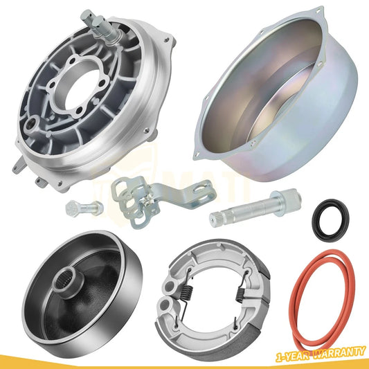 Rear Brake Plate Cover Drum Hub Seal Kit For Yamaha YFM250 YFM350 YFM400 A/F 5VH-F5321-01-00