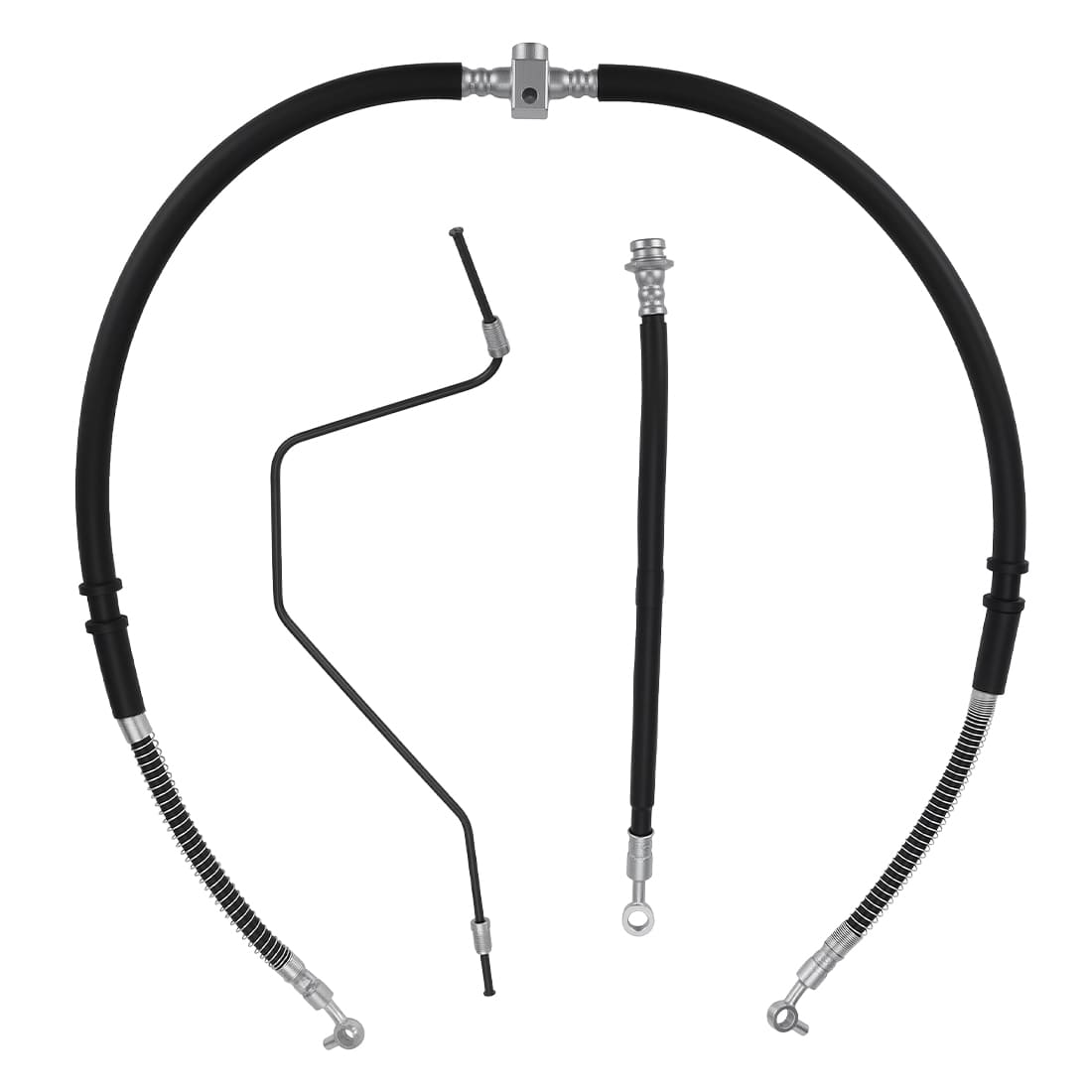 Front Brake Hose Line & Pipe Kit For Yamaha Raptor YFM700R YFM700 2006-2024 1PE-F5872-00-00