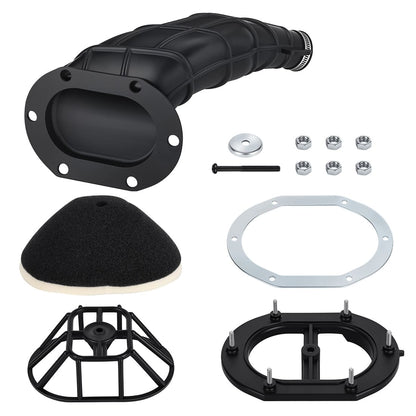 Intake Duct Tube Joint & Air Filter Kit & Cage Guide Holder Plate For Yamaha Blaster 200 YFS200 1988-2006