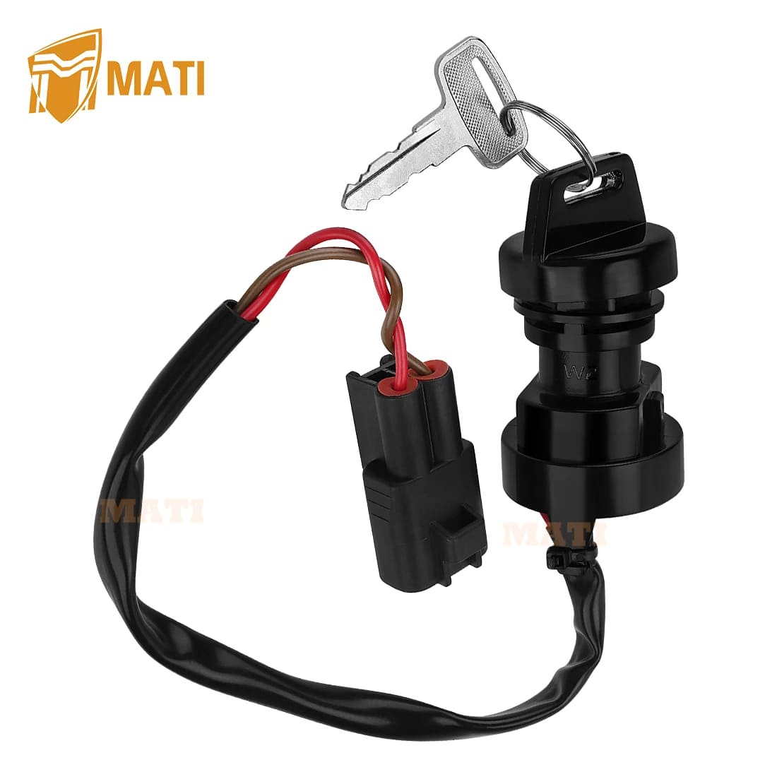 Ignition Key Switch for Yamaha Big Bear YFM400 Raptor YFM700 YFZ450R YFZ450X Grizzly YFM700 OEM: 4SH-82510-00-00 4SH-82510-01-00