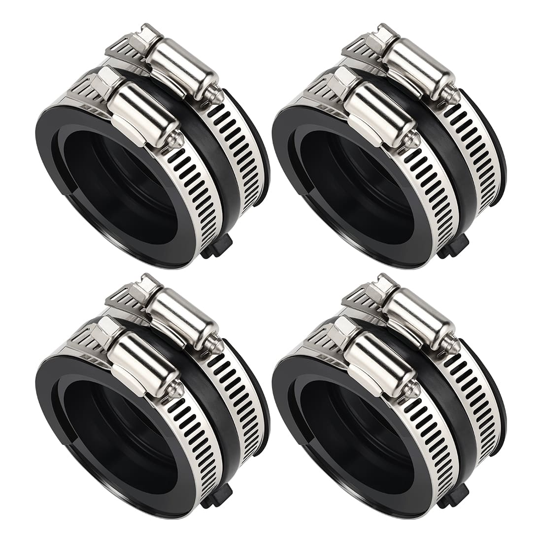 4Pcs Carburetor intake Manifold Pipe For Honda Interceptor 750 VFR750F 1990-1993 16211-MT4-000