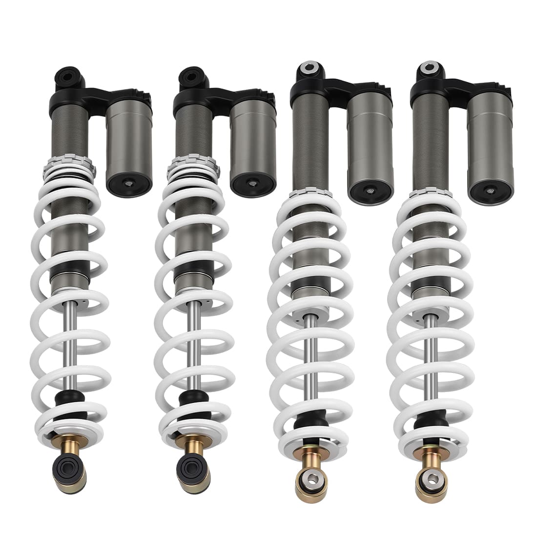 Front & Rear Air Shocks Absorbers For Polaris RZR 800 S 2009-2012 7043422 7043419