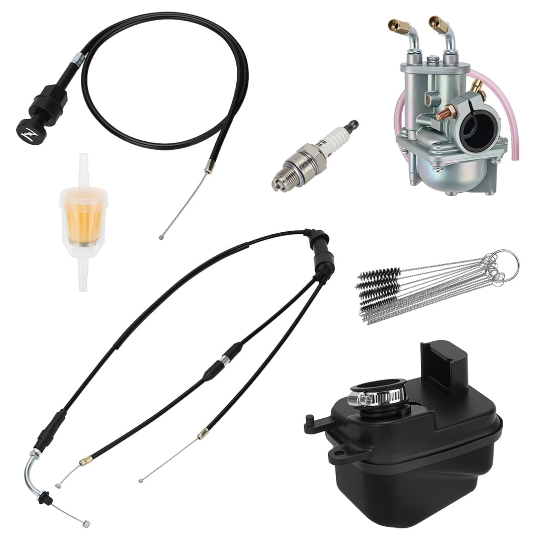 Carburetor Assy & Air Filter & Cable For Yamaha PW50 2008-2024 5PG-14101-11-00