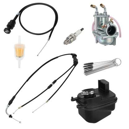 Carburetor Assy & Air Filter & Cable For Yamaha PW50 2008-2024 5PG-14101-11-00