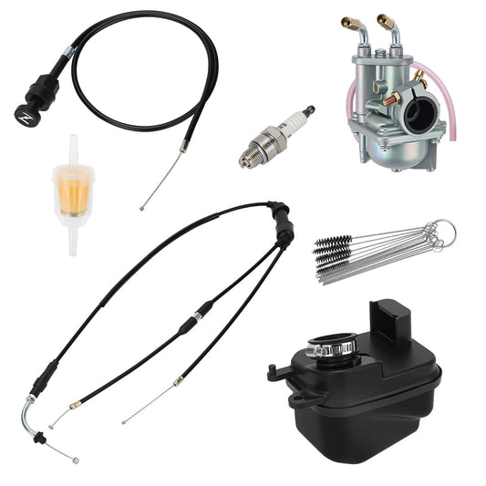 Carburetor Assy & Air Filter & Cable For Yamaha PW50 2008-2024 5PG-14101-11-00