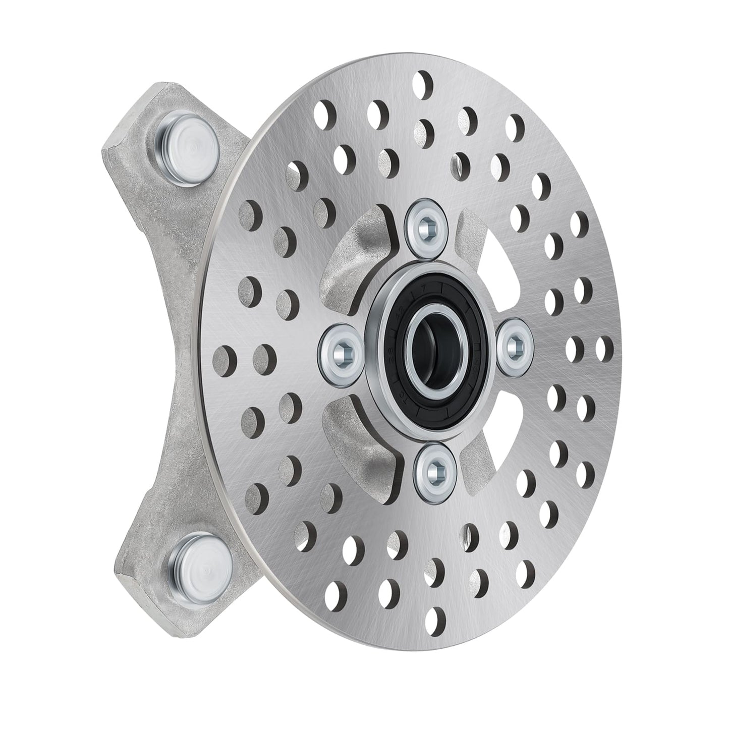 Front Wheel Hub & Brake Rotor Assy for Yamaha Raptor 660/660R YFM660/YFM660R Raptor 700/700R YFM700/YFM700R