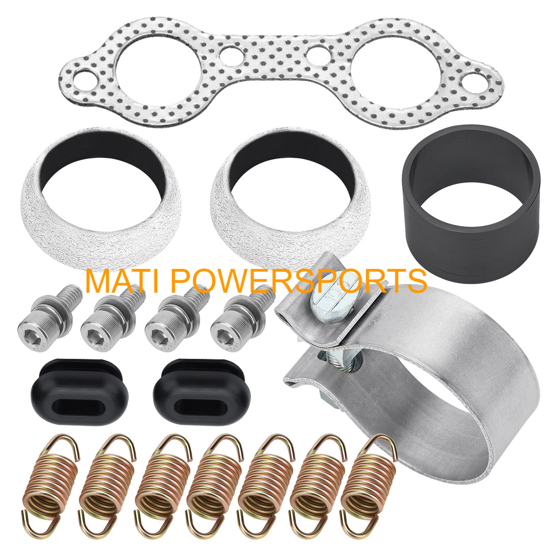 Exhaust Manifold Spring Gasket Rebuild Kit for Polaris RZR 800 RZR S 800 RZR 800 4 5811511 7081382