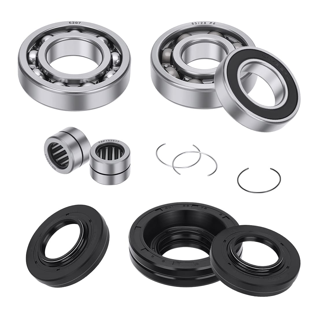 Rear Differential Bearing Seal Kit For Honda Rancher 420 Rubicon 500 520 2015-2024