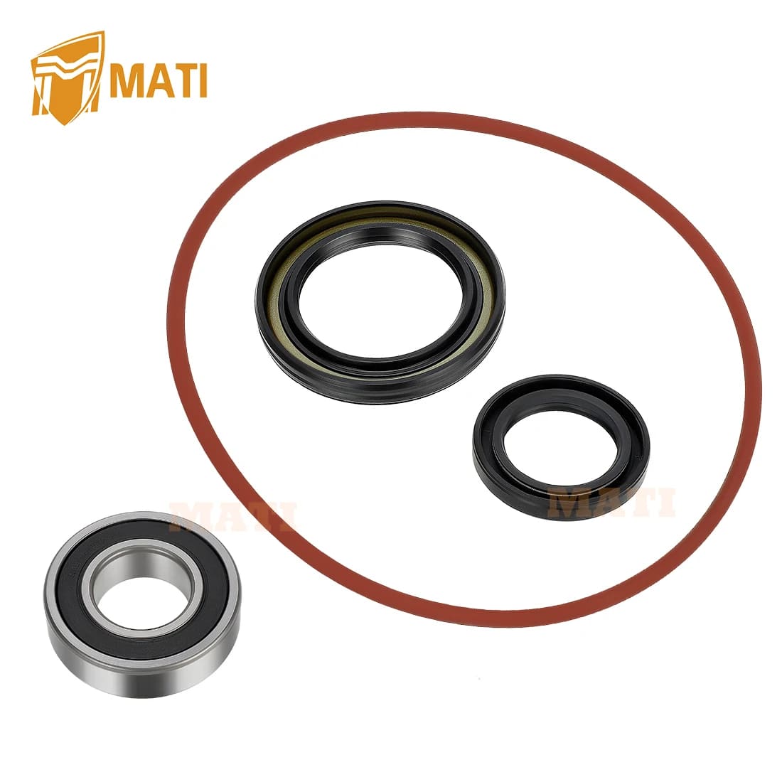 Rear Brake Dust Seal O-Ring Bearing Kit For Yamaha Big Bear 400 250 Grizzly Bruin 250 350 Kodiak 400 Wolverine 350