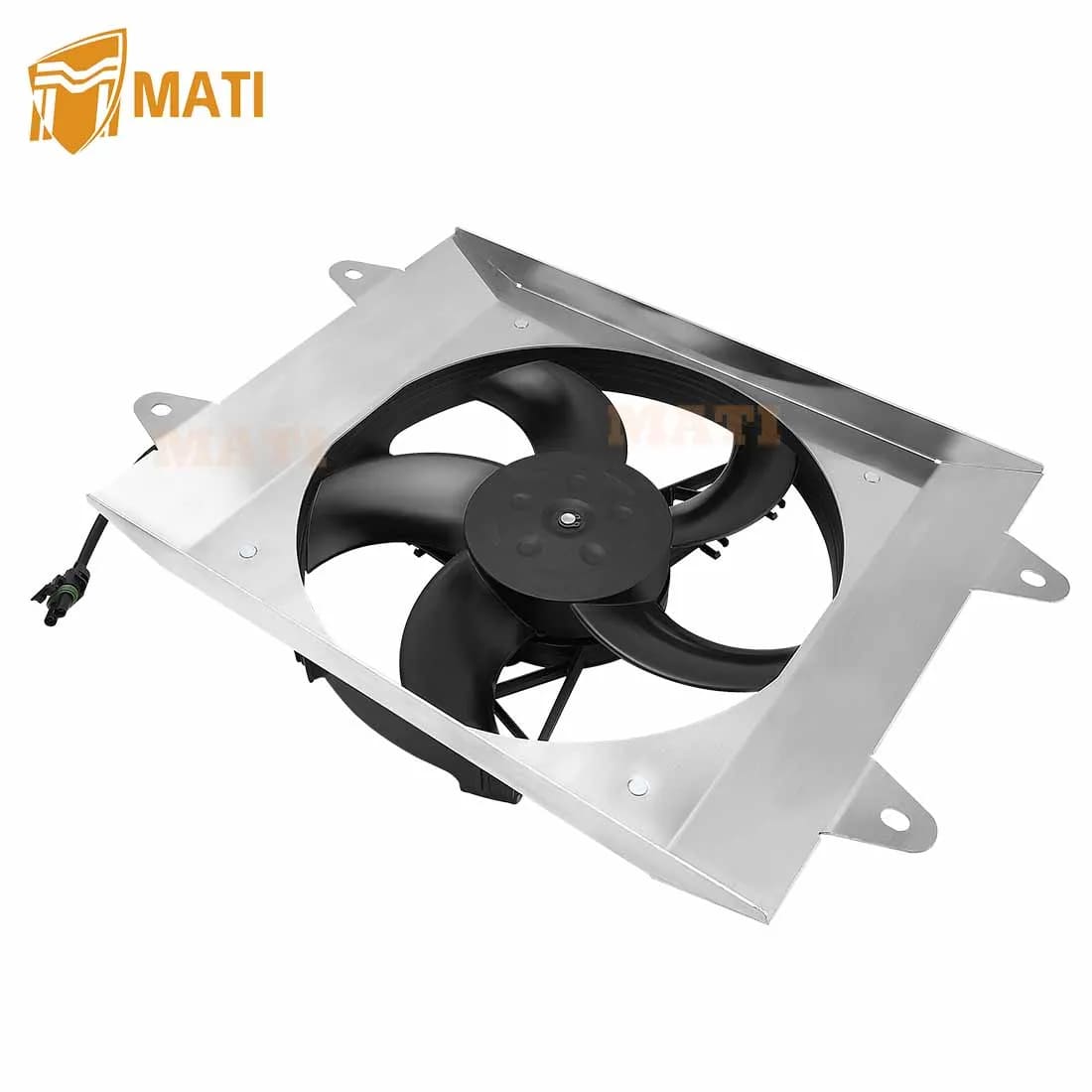 Radiator Cooling Fan Assy With Shroud for Polaris Ranger 700 800 900-Diesel 2011-2014 2410366 2410863