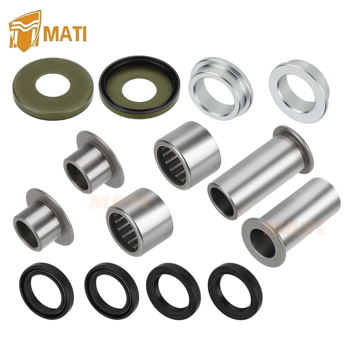 Swing Arm Bearing Seal Rebuild Kit For Suzuki QuadRacer 250 LT250R 500 LT500R OEM: 61251-19A00 09263-20041 09283-20031