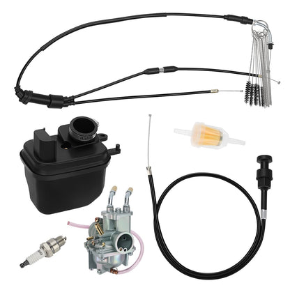 Carburetor Assy & Air Filter & Cable For Yamaha PW50 2008-2024 5PG-14101-11-00