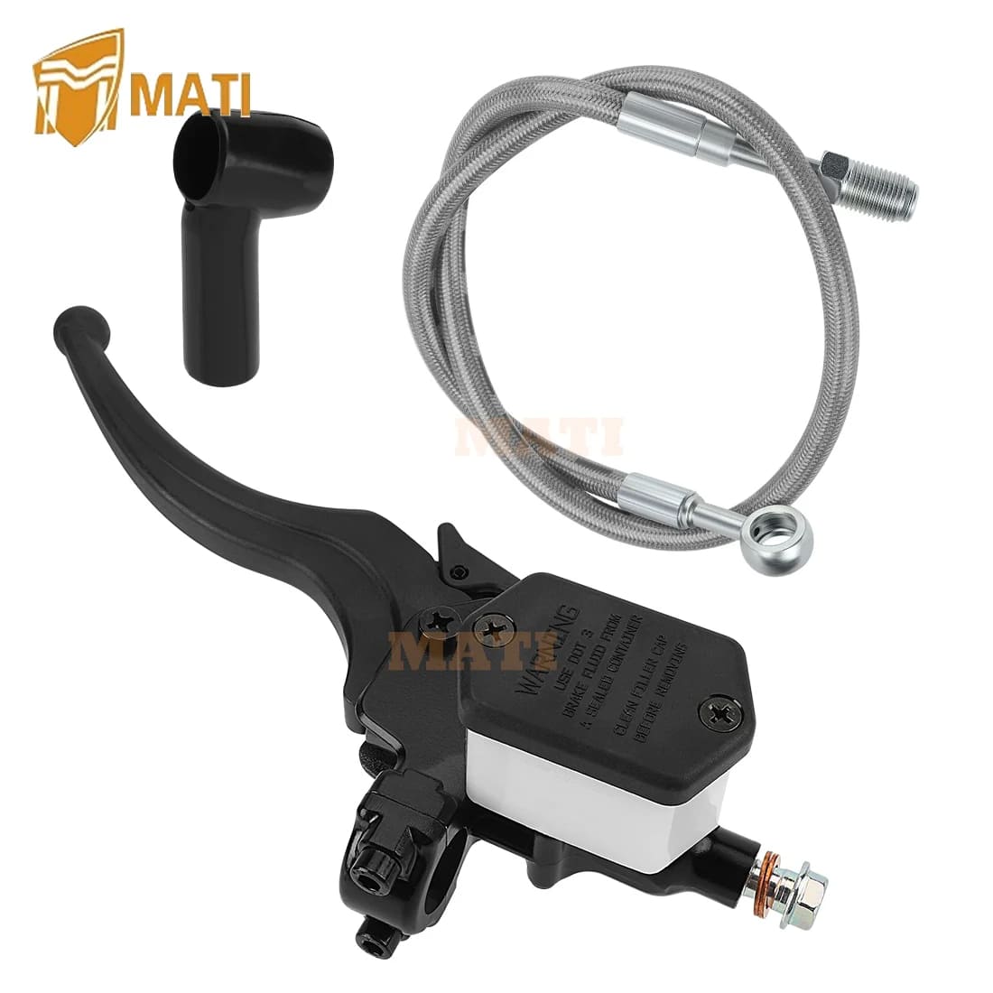 Front Brake Master Cylinder & Hose Line For Polaris Worker 335 500 Xplorer 400 500 Xpress 400 1995-2000 1930817