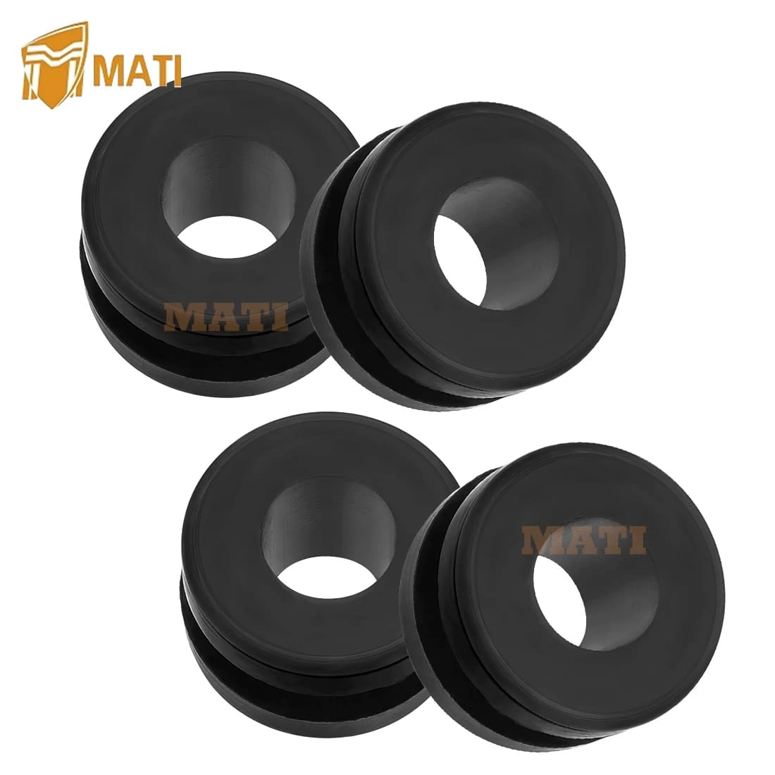 4Pcs Rubber Heel Guard Grommets For Yamaha Warrior YFM350X Banshee YFZ350 Blaster YFS200 OEM: 90480-18411-00