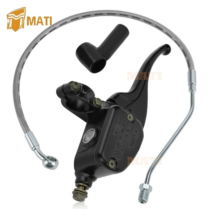 Front Brake Master Cylinder & Hose Line For Polaris Sportsman Magnum Xpedition Xplorer Trail Blazer Scrambler Trail Boss 2010238 1910913