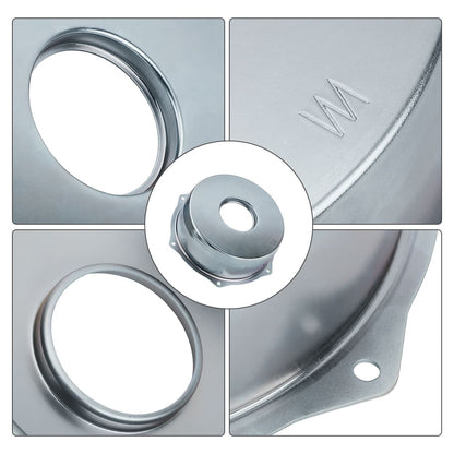 Rear Brake Drum Plate Cover & O-Ring Seal for Yamaha YFM250 YFM350 YFM400 5FU-F537Y-00-00