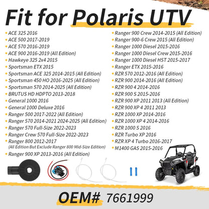 Gear Position Sensor & Pigtail Harness for Polaris Ranger RZR Sportsman ACE 2011-2025 7661999