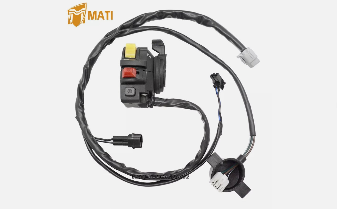 M MATI Handlebar Start Stop Kill Switch Headlight for Suzuki Quadsport Z400 LTZ400 /Z 37400-33H00