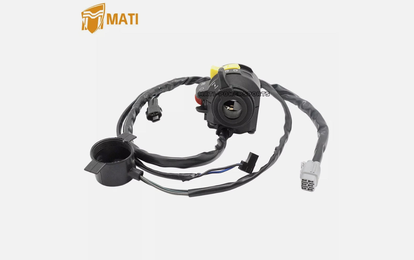 M MATI Handlebar Start Stop Kill Switch Headlight for Suzuki Quadsport Z400 LTZ400 /Z 37400-33H00