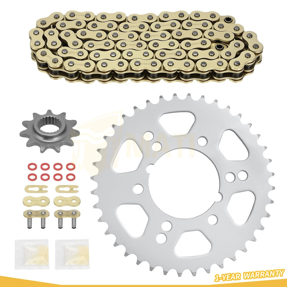78 Links X-Ring Drive Chain & Sprocket Kit For Polaris Trail Blazer 330 2008-2013