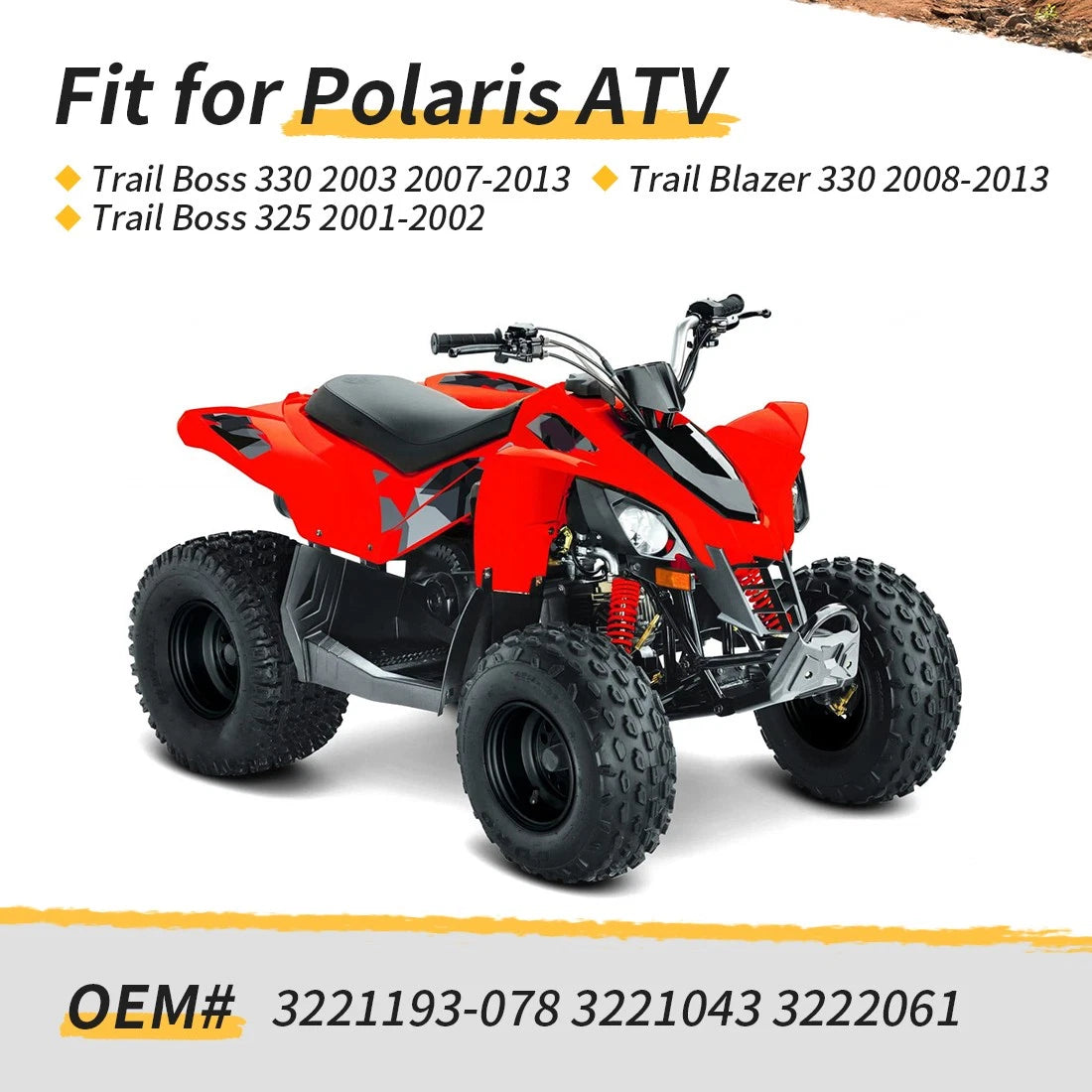 78 Links X-Ring Drive Chain & Sprocket Kit For Polaris Trail Blazer 330 2008-2013