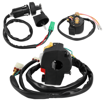 Handlebar & Key Starter & Relay Switch Kit for Honda TRX400EX Sportrax 400EX 2005-2007